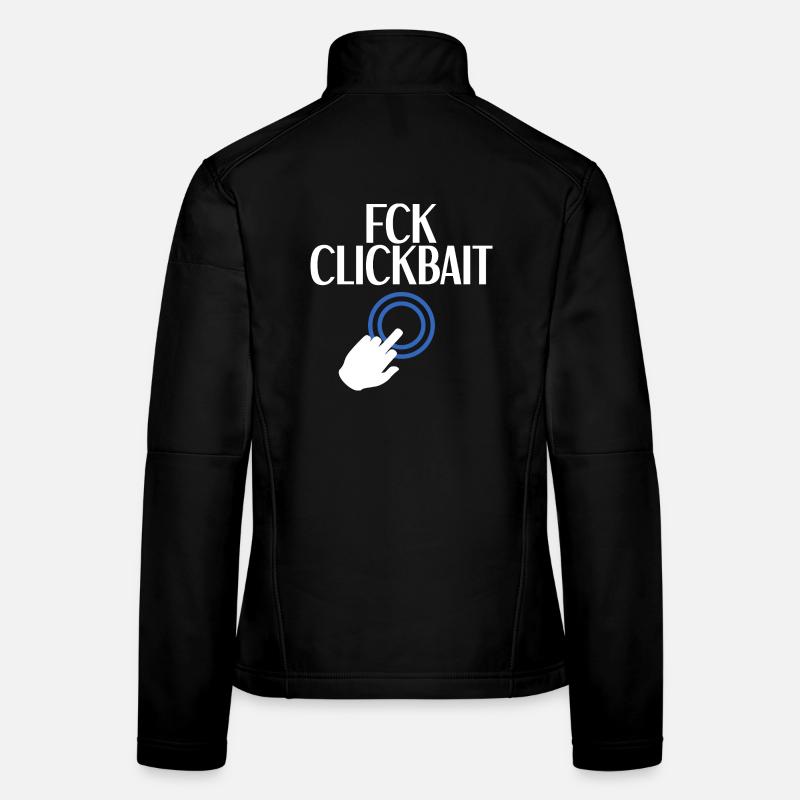 Appât à clics FCK Veste en tissu softshell Femme