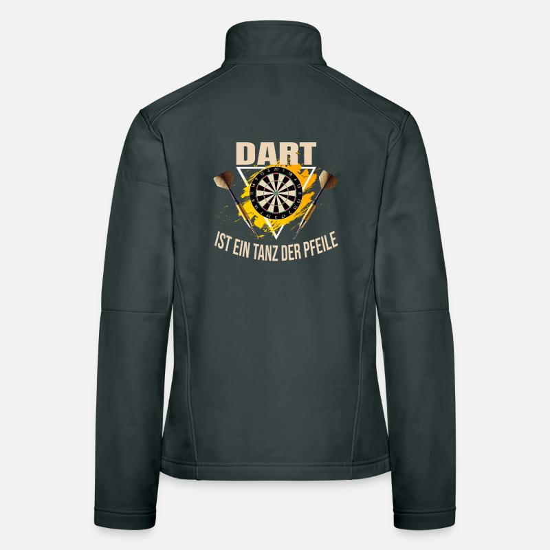 Dart ist ein tanz der Pfeile Frauen Softshelljacke