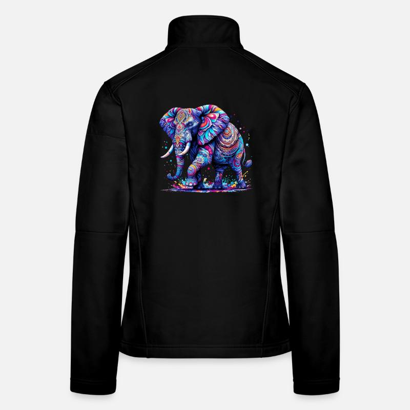 Elephant - Women's Softshell Jacket - black
