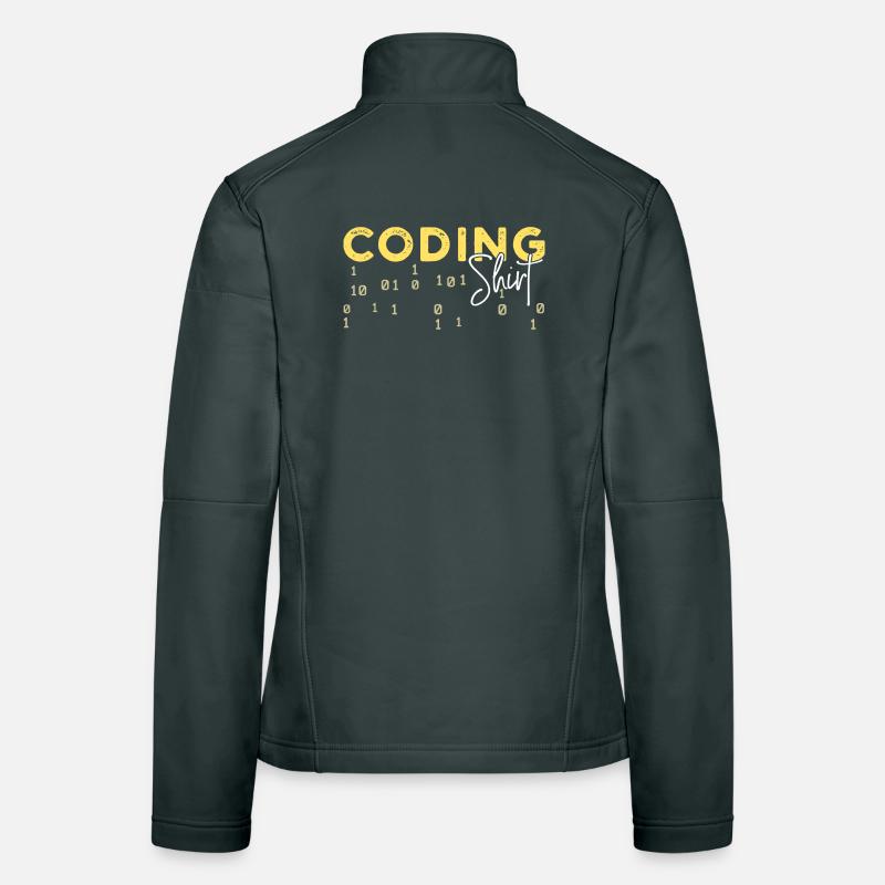 Coden Statement Developer Programmer Scripting Women's Softshell Jacket