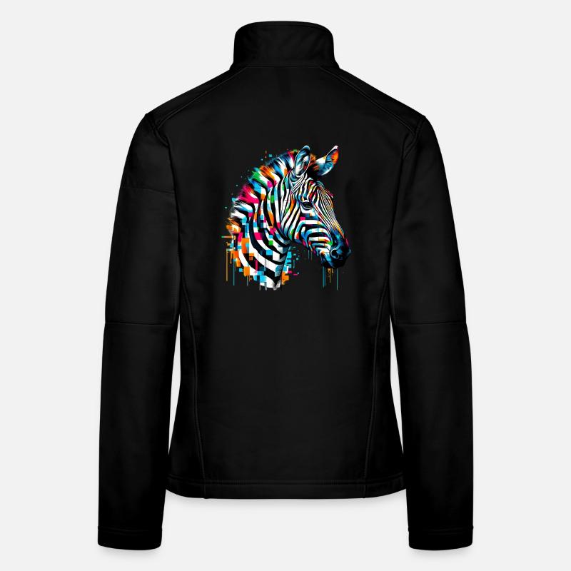 Zebra Frauen Softshelljacke