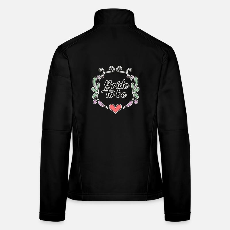 Braut Spruch Motiv Frauen Softshelljacke