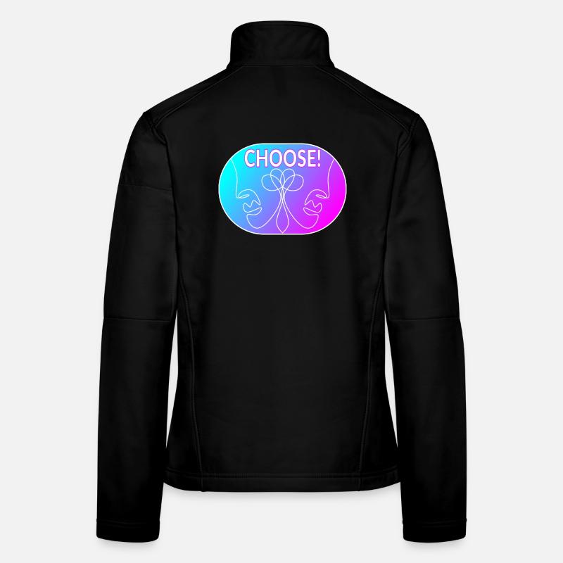 Dessin au trait - Choisir Veste en tissu softshell Femme
