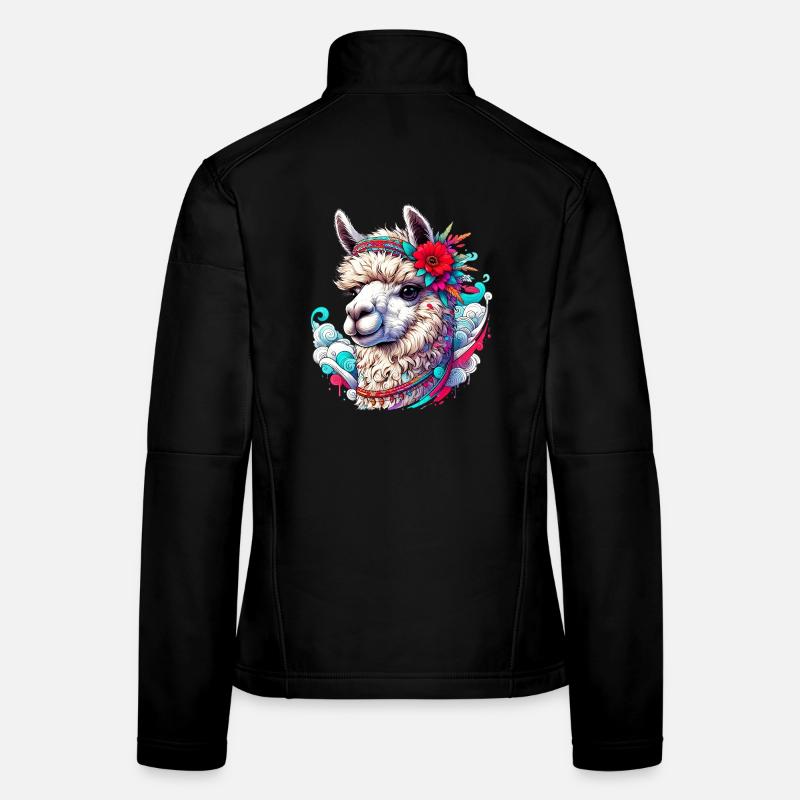 Alpaga Veste en tissu softshell Femme