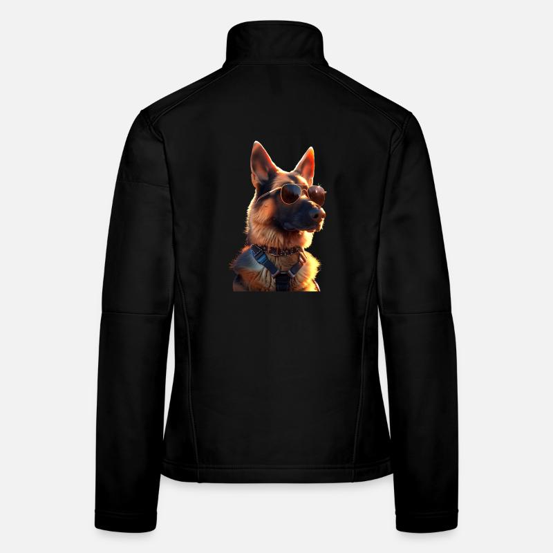 Schäferhund Hund Liebe Deutscher Schäferhund Hunde Frauen Softshelljacke