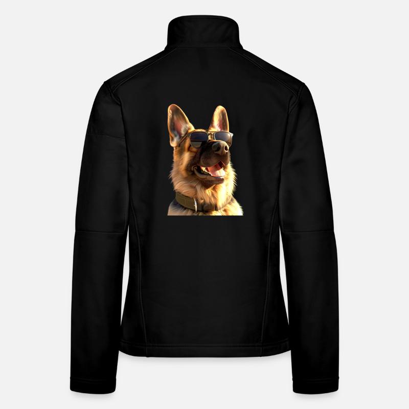 Schäferhund Hund Liebe Deutscher Schäferhund Hunde Frauen Softshelljacke