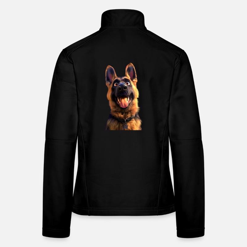 Schäferhund Hund Liebe Deutscher Schäferhund Hunde Frauen Softshelljacke