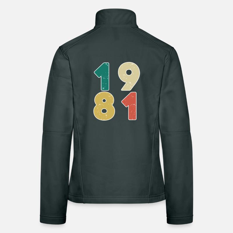 1981 - Année 1981 - Année 1981 Veste en tissu softshell Femme