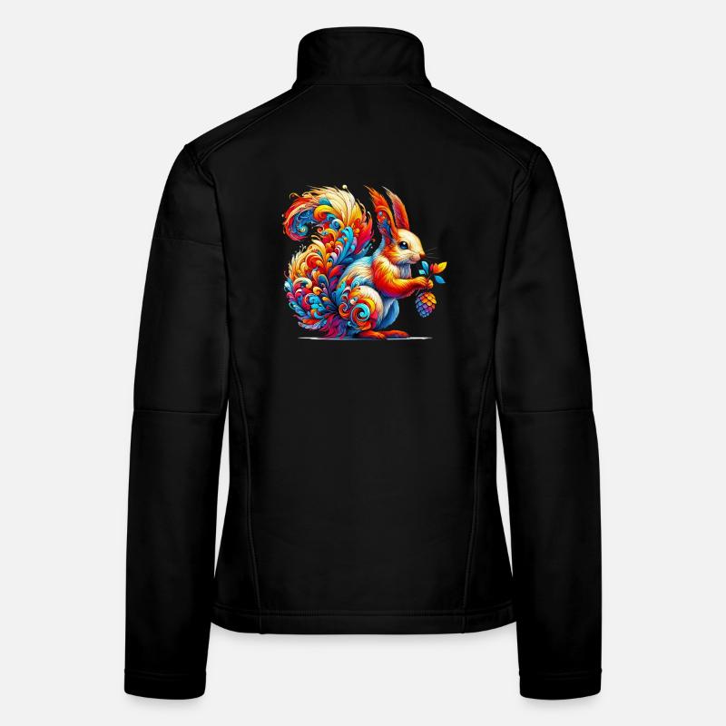Eichhörnchen Frauen Softshelljacke