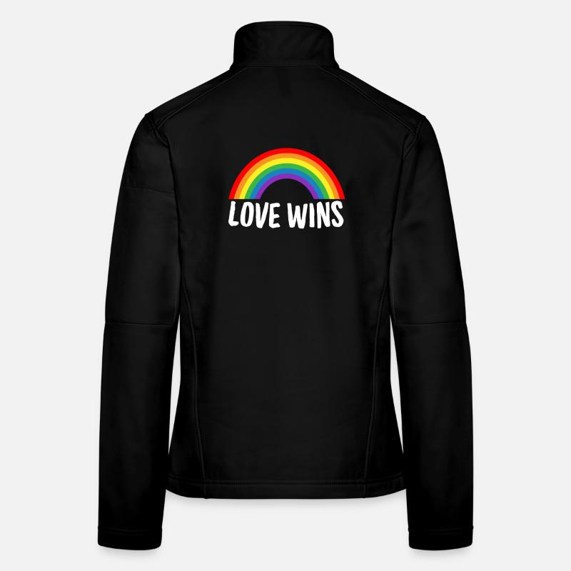 Liebe siegt Frauen Softshelljacke