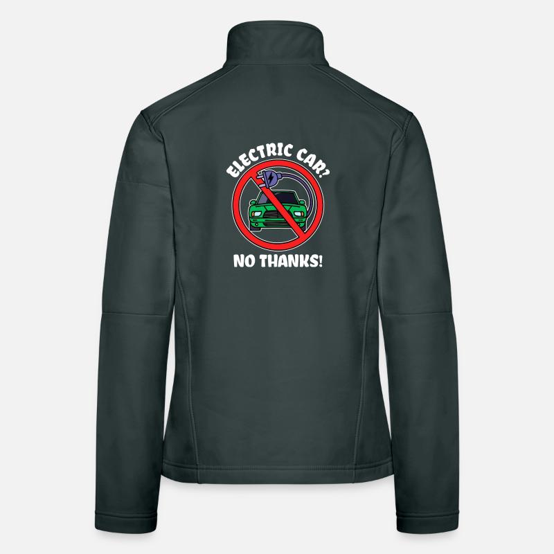 Ravitaillement en énergie électrique Déclaration sur l’électricité des voitures électriques Veste en tissu softshell Femme
