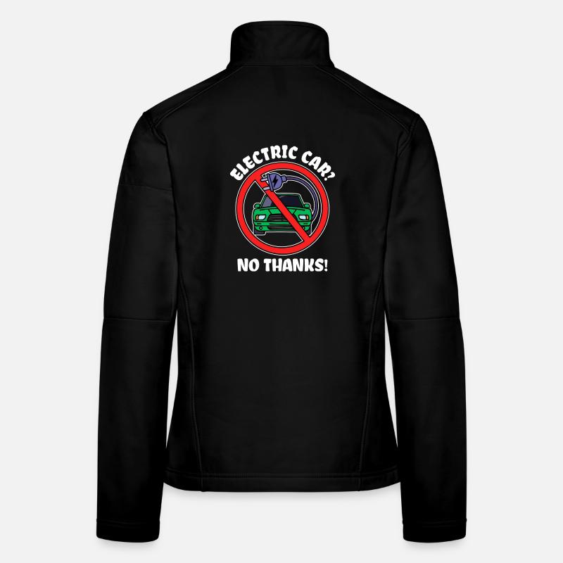 Ravitaillement en énergie électrique Déclaration sur l’électricité des voitures électriques Veste en tissu softshell Femme