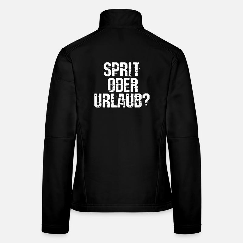 Electrical Energy Refueling Statement Petrol Pump Women's Softshell Jacket