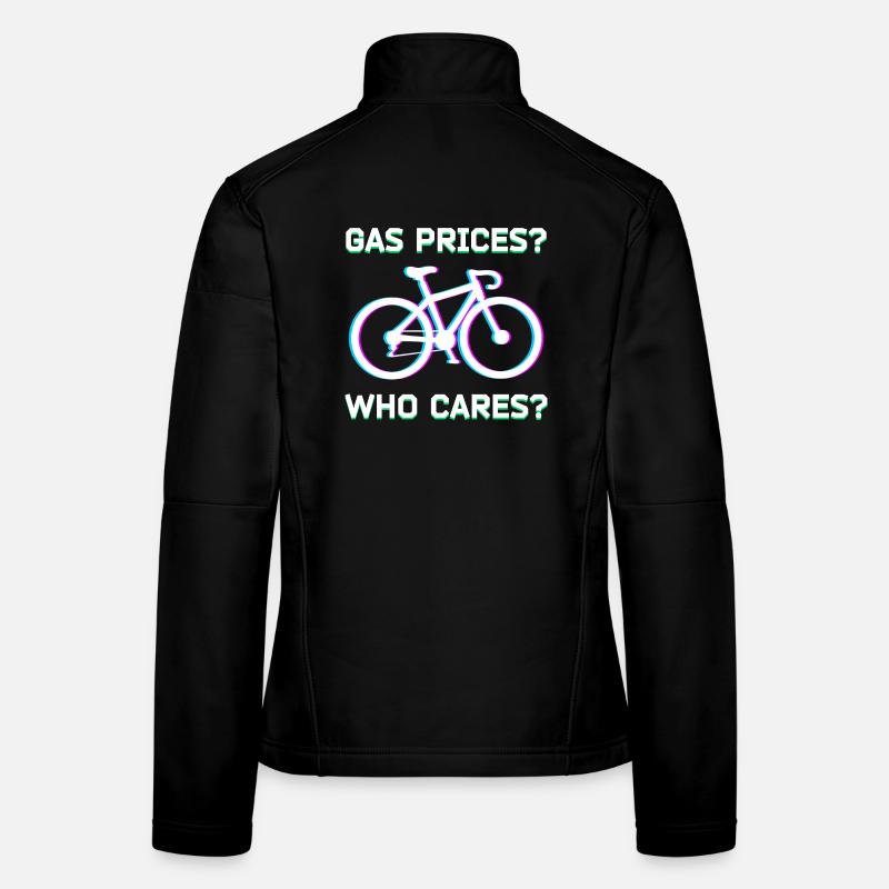 Bicycle Statement Stockage d’énergie Ravitaillement en essence Veste en tissu softshell Femme