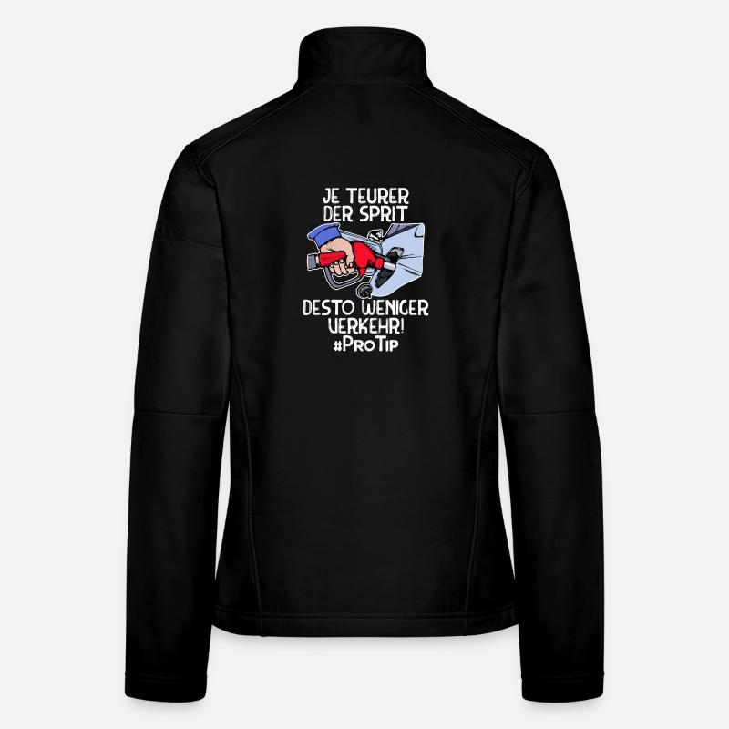 Ravitaillement en carburant Essence Diesel Déclaration Pompe à carburant Électricité Veste en tissu softshell Femme