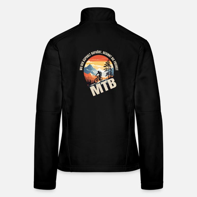 MTB: Wo der Asphalt aufhört, beginnt die Freiheit Frauen Softshelljacke