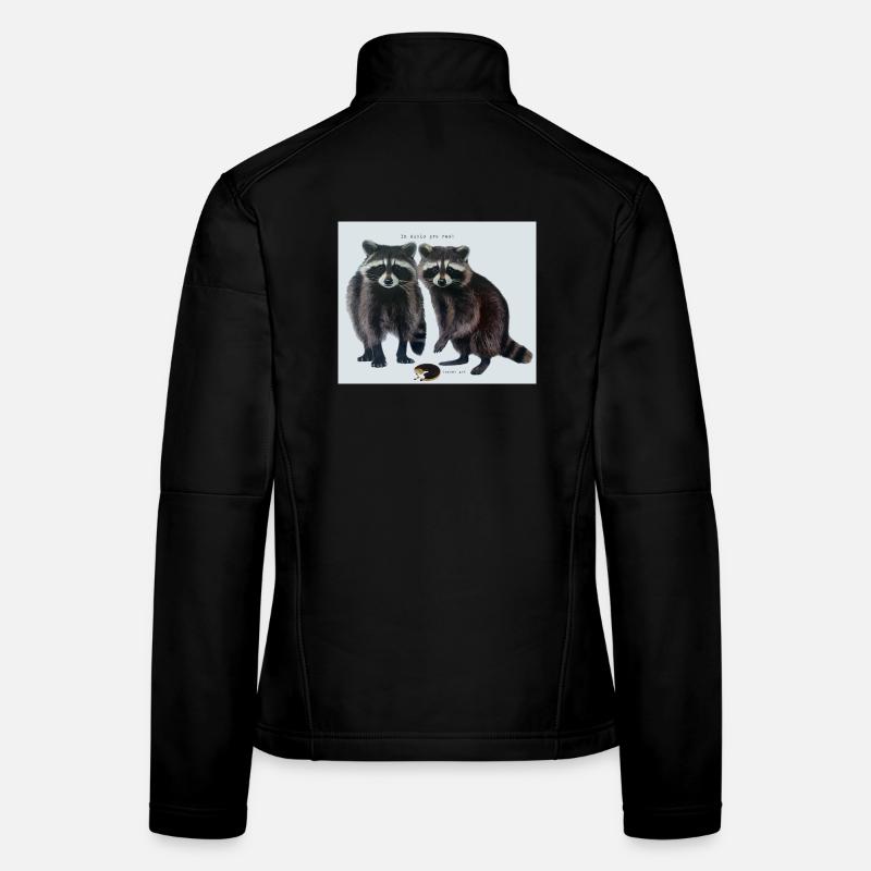 In dubio pro reo ! En cas de doute, pour l’accusé Veste en tissu softshell Femme
