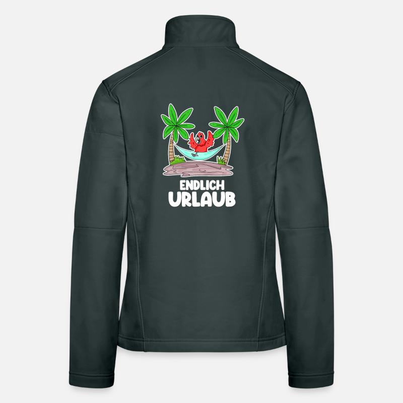 Urlaub Ferien Frei Frauen Softshelljacke
