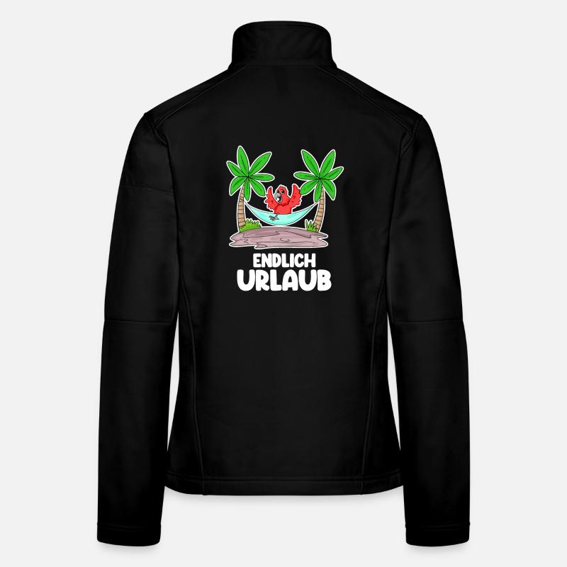 Urlaub Ferien Frei Frauen Softshelljacke
