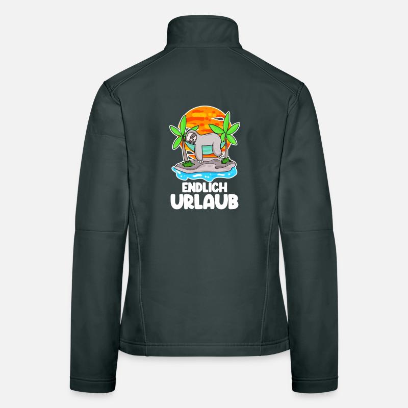 Urlaub Spruch Frauen Softshelljacke