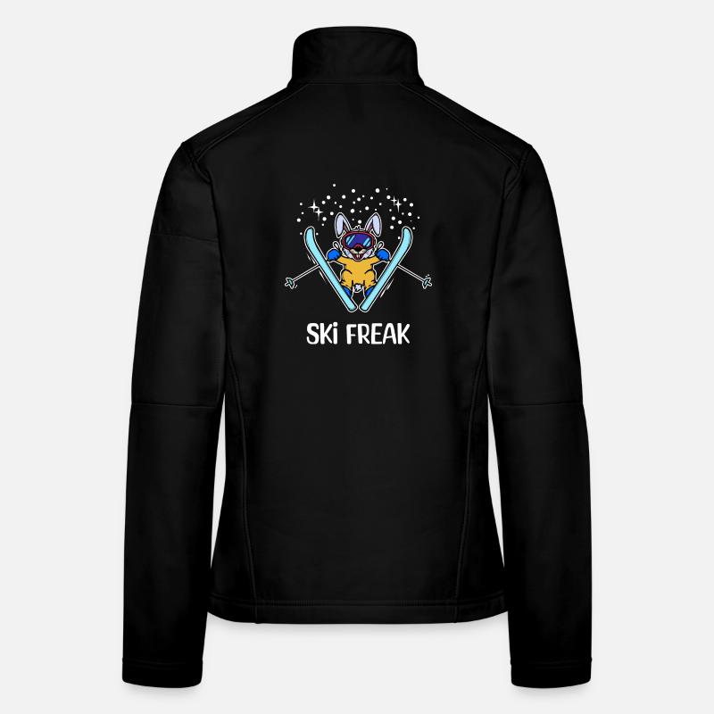 Schnee Wintersport Skifahrer Spruch Schifahren Frauen Softshelljacke