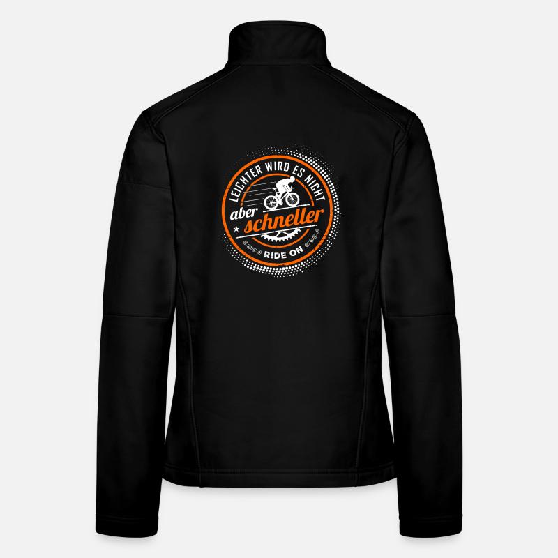 Leichter wird es nicht schneller Rennrad - Frauen Softshelljacke - Schwarz