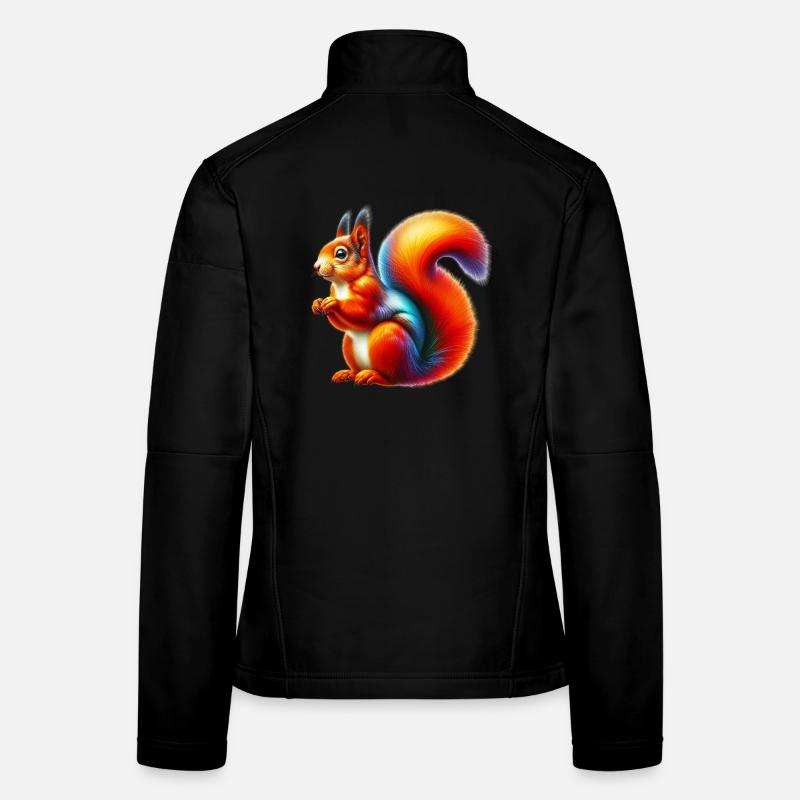 Eichhörnchen Frauen Softshelljacke