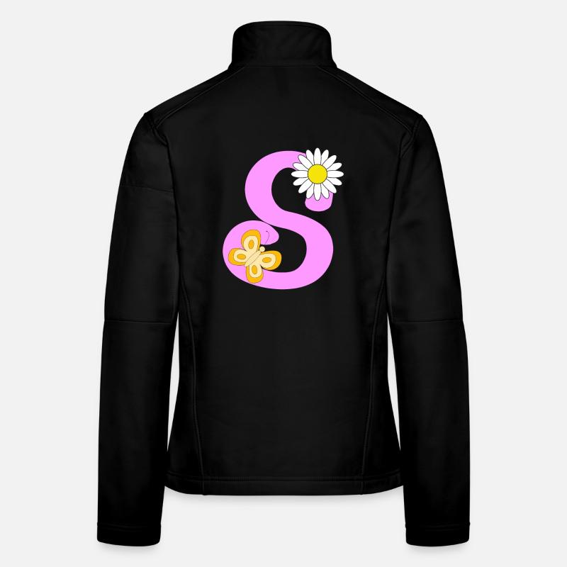S Buchstabe Frauen Softshelljacke