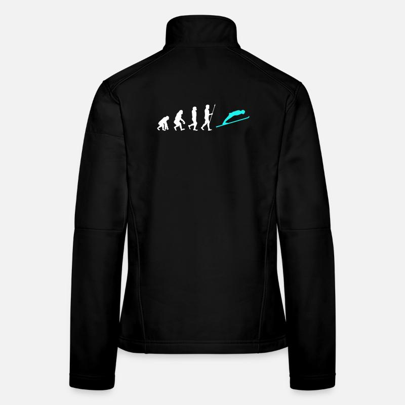 Ski Sports d’hiver Évolution Skieurs Hiver Veste en tissu softshell Femme