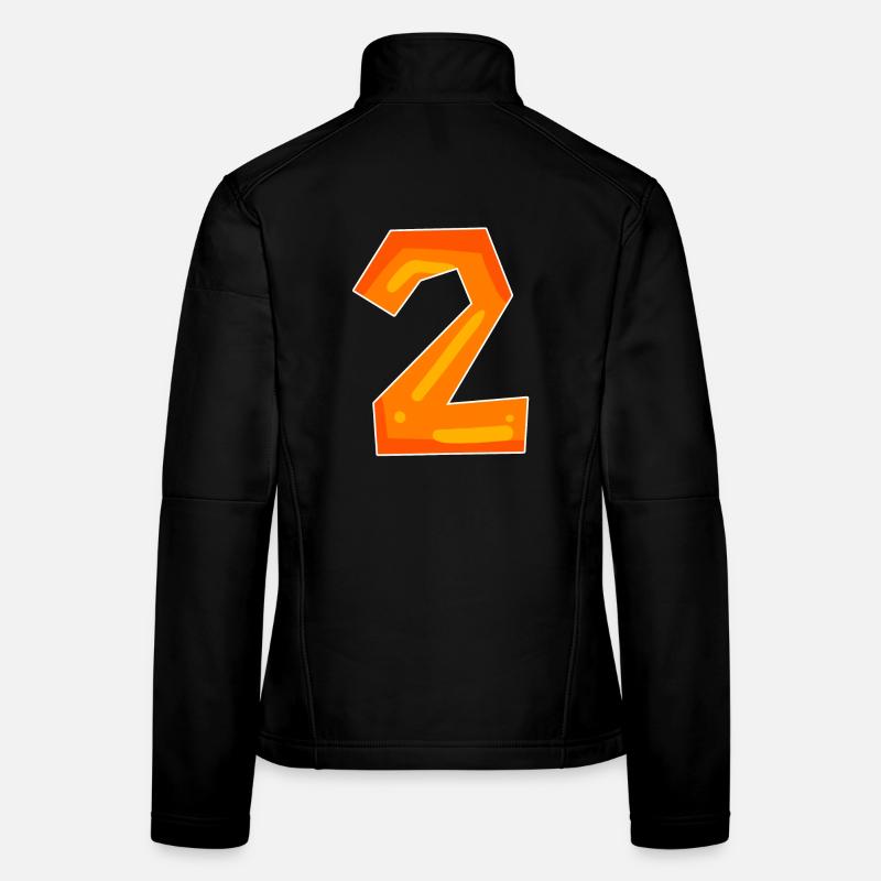 Two - 2 - Number Number Women's Softshell Jacket
