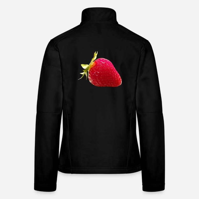 ERDBEERE als FRUCHTKUNST Frauen Softshelljacke
