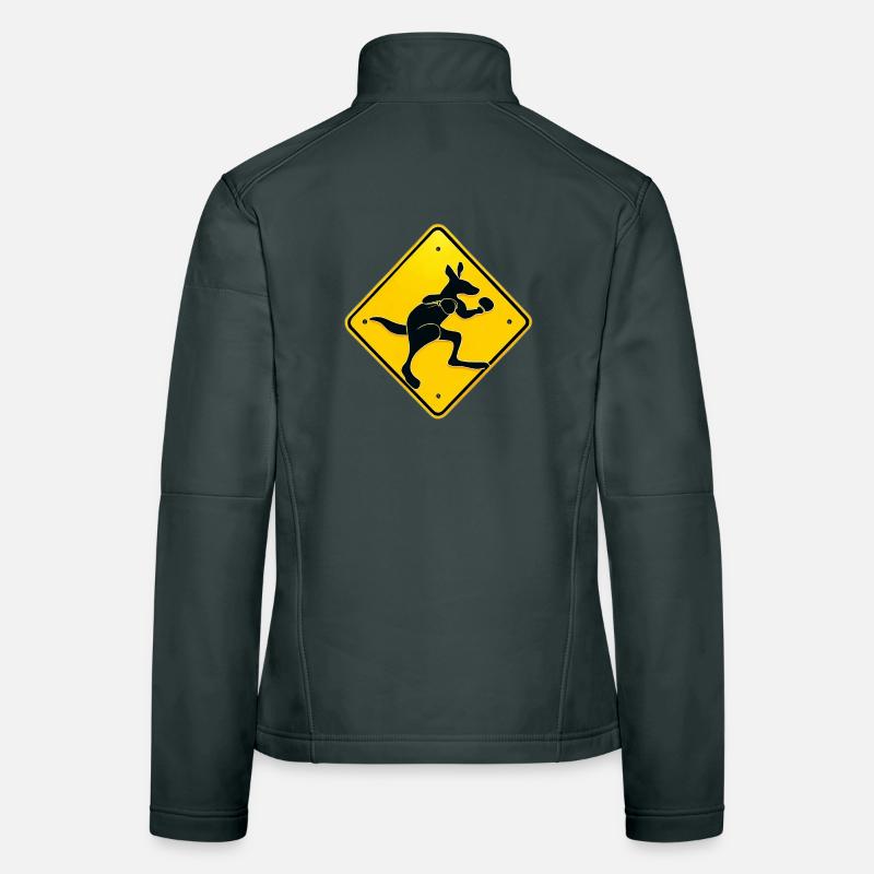 Boxe kangourou Veste en tissu softshell Femme