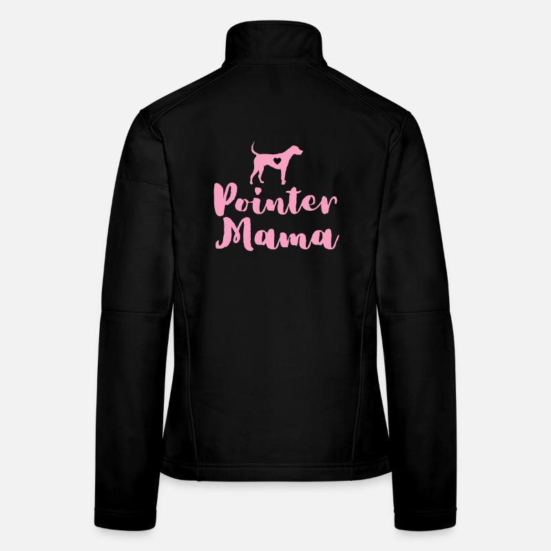 Allemand Pointer Maman Pointer Mama Veste en tissu softshell Femme