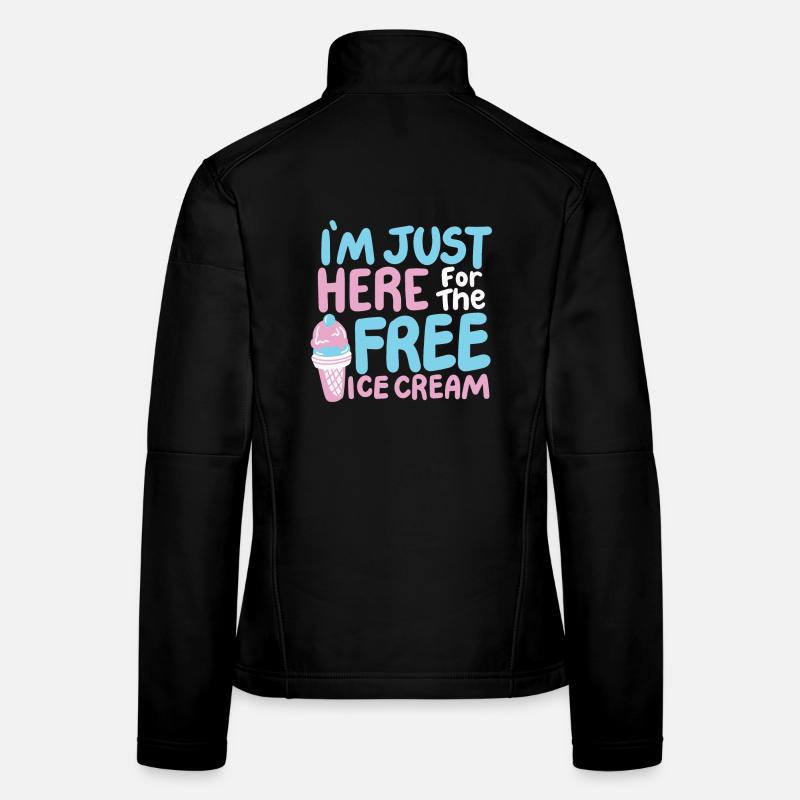 Eiscreme Eisliebhaber Frauen Softshelljacke