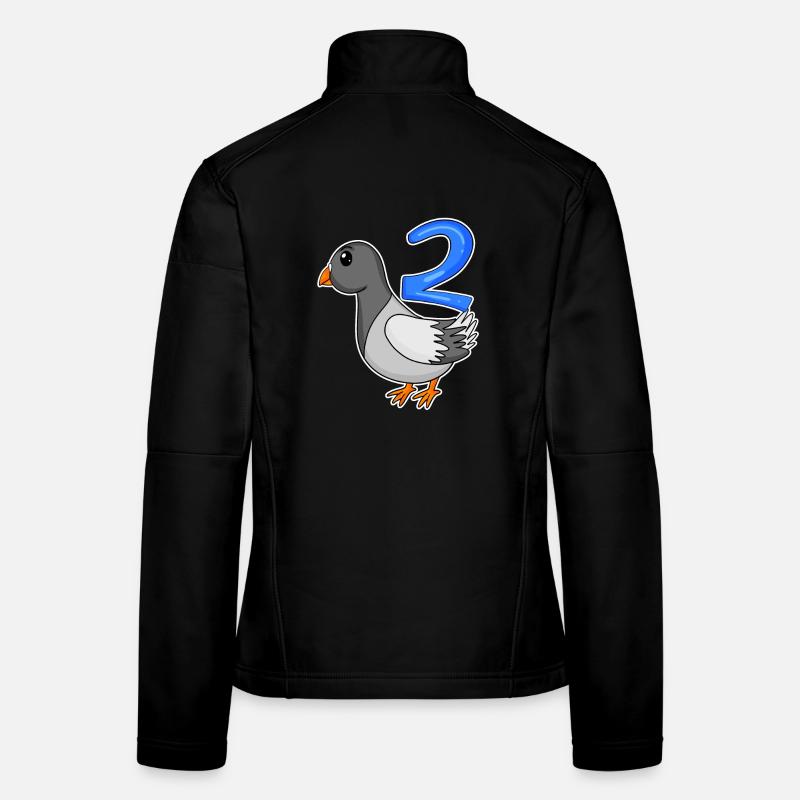 2. Geburtstag Motiv Taube - zwei Jahre alt Frauen Softshelljacke