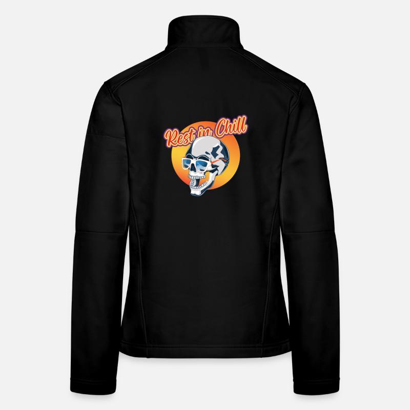 Rest in Chill Skull Frauen Softshelljacke