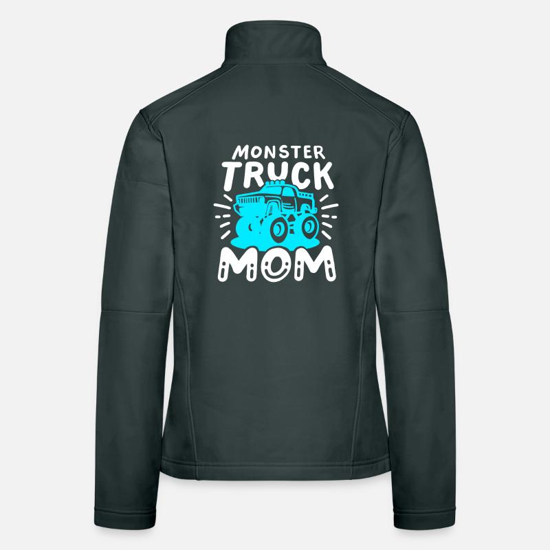 Monstertruck Mama Muttertag Frauen Softshelljacke