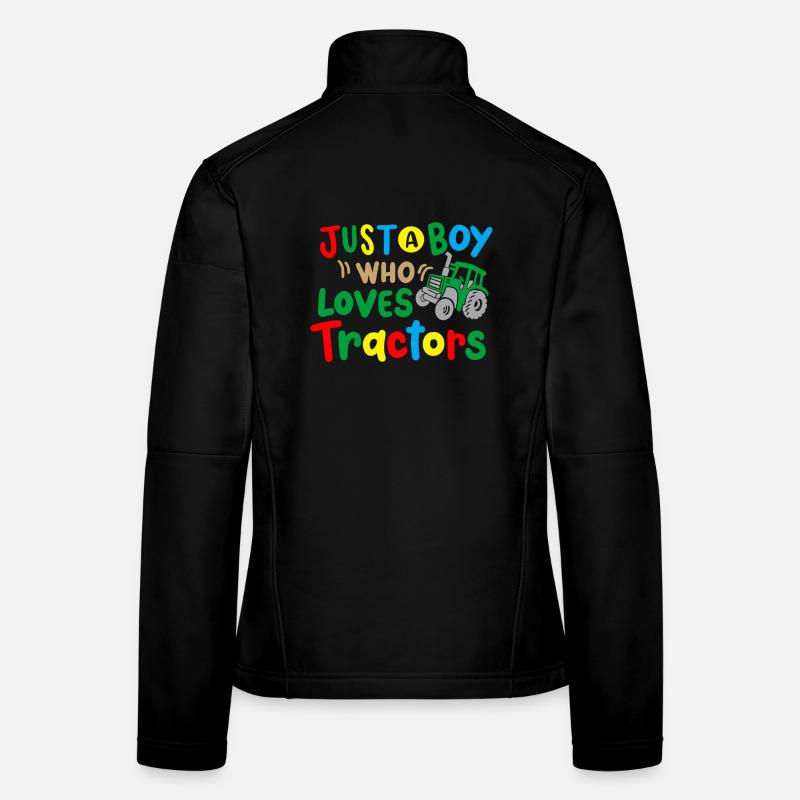 Traktor Traktor-Liebhaber - Frauen Softshelljacke - Schwarz