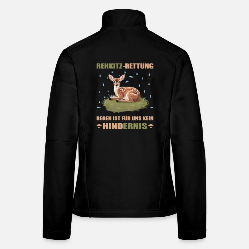 Rehkitz Rettung Frauen Softshelljacke