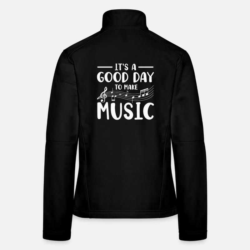 Musiker Musik Instrument Frauen Softshelljacke