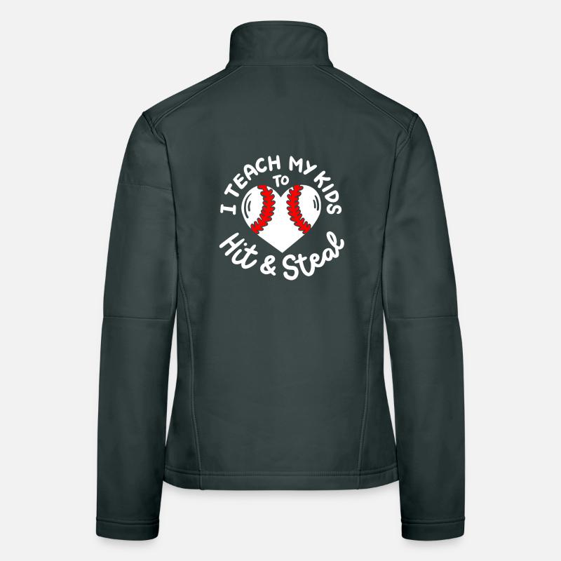 Baseball Baseballspieler Frauen Softshelljacke