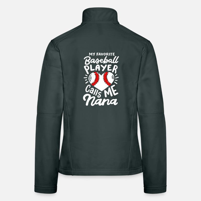 Baseball Baseballspieler Frauen Softshelljacke