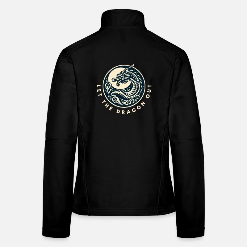 Lass den Drachen raus Frauen Softshelljacke