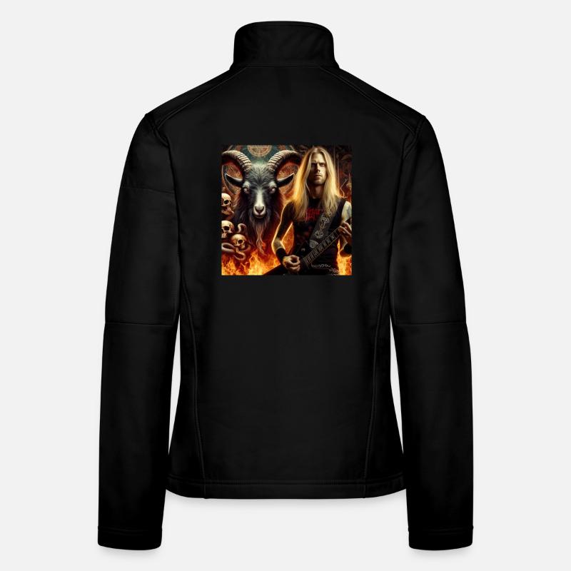 Infernal-Gitarrist Frauen Softshelljacke