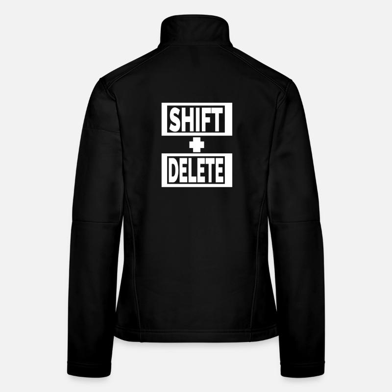 SHIFT+ENTF Tastatur Lebensstil Frauen Softshelljacke