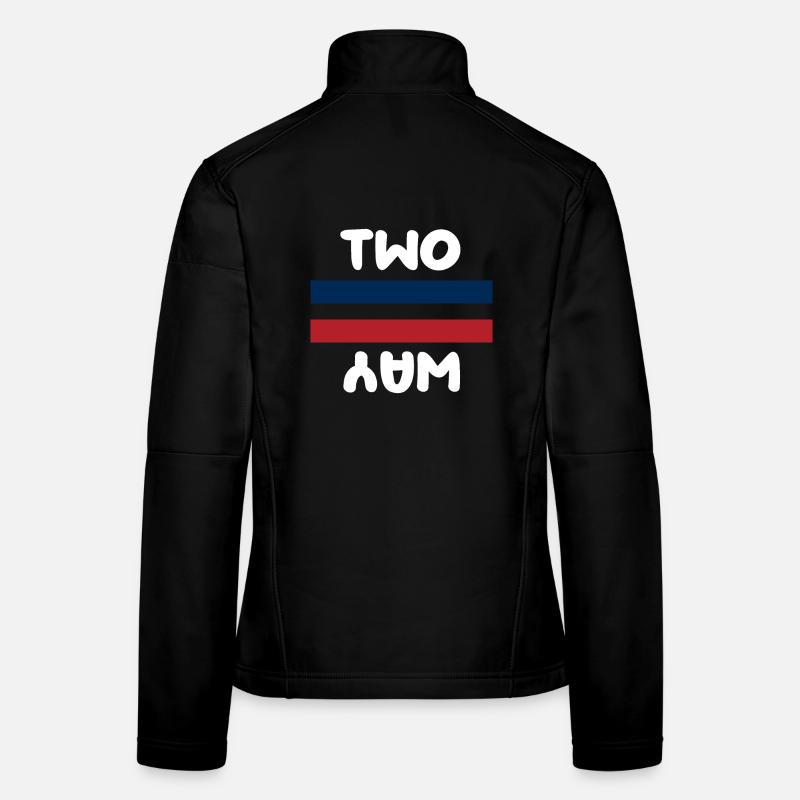 Two-Way - Women's Softshell Jacket - black