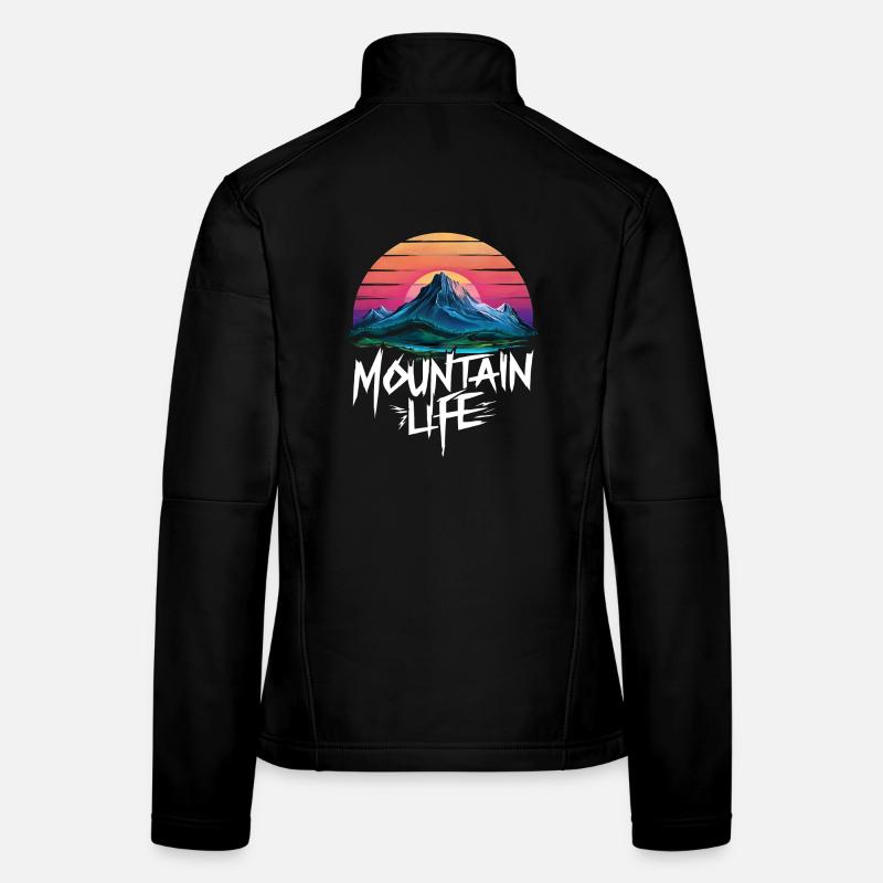 Oriental Sunset at Mountain Women's Softshell Jacket