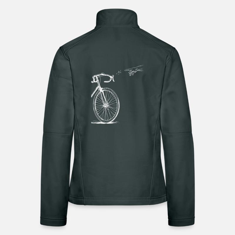 Création de la version vélo de route Adam Veste en tissu softshell Femme