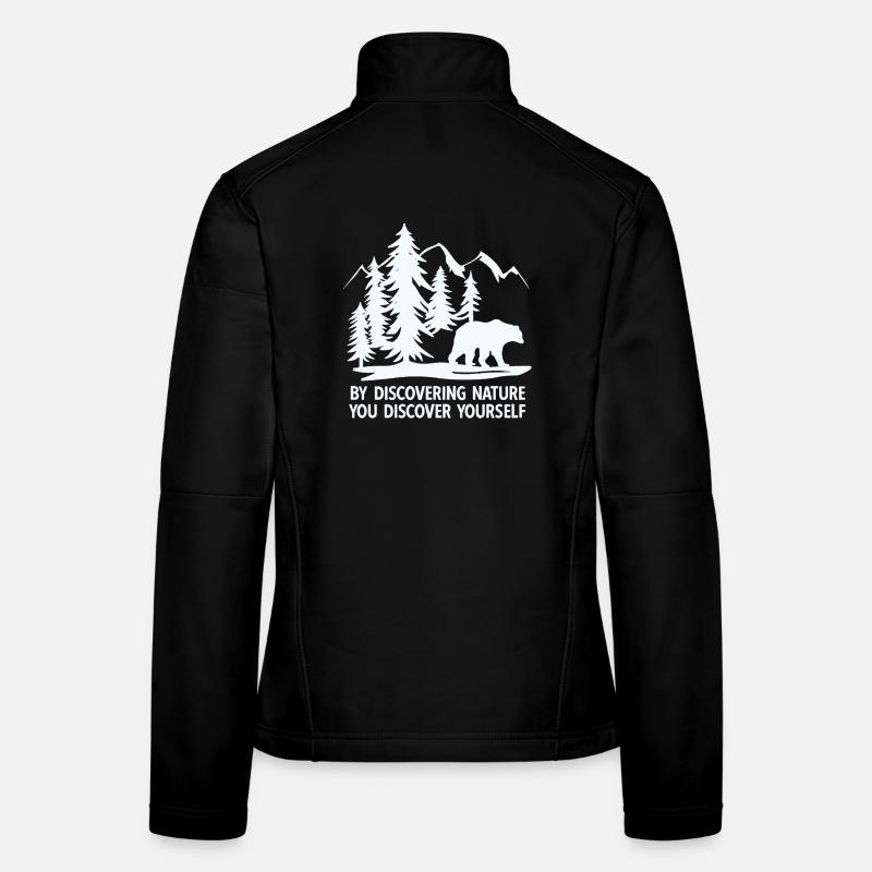 Indem man die Natur entdeckt, entdeckt man sich selbst Frauen Softshelljacke