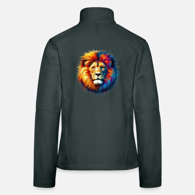 Lion Veste en tissu softshell Femme